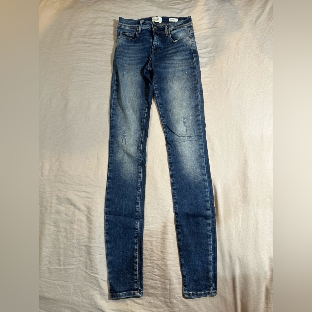 Only Women's Dark Blue Skinny Jeans